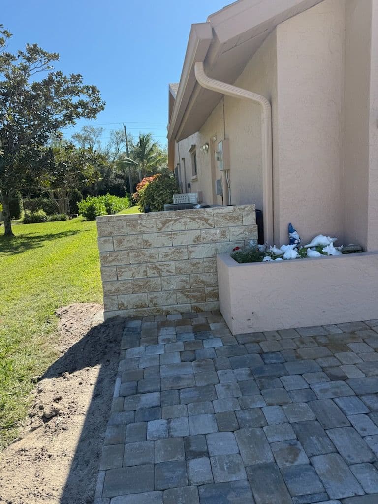 Project Elegant Custom Stone Wall Installation in Fort Myers image