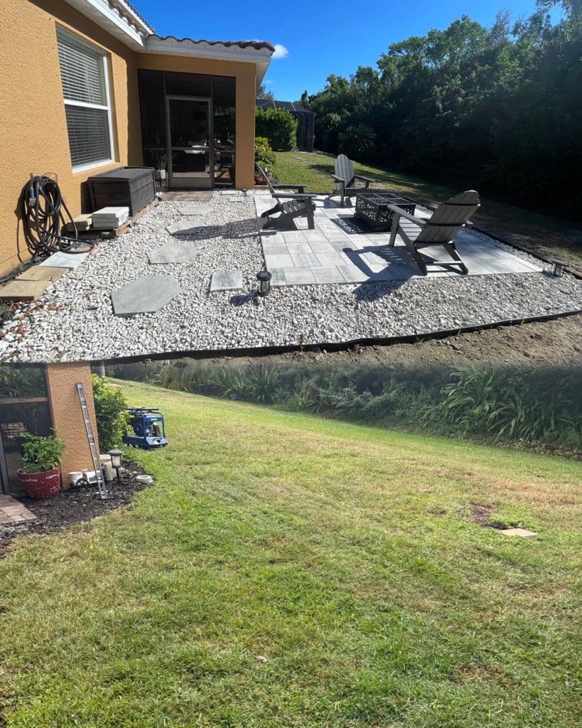 Project Enhancing Comfort with a Paver Patio and Fire Pit image