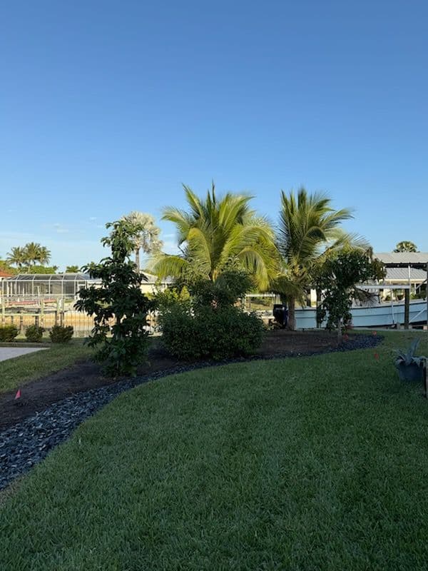 Gallery photos for Elegant Stone Path with Lush Landscaping in Fort Myers: Image #1