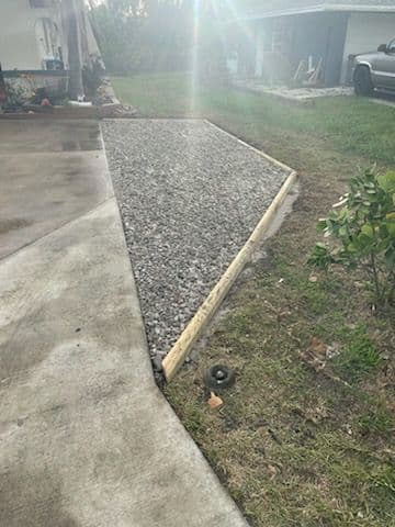 Gravel Driveway Extension Project in Fort Myers image